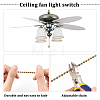 Brass Ceiling Fan Pull Chain Extenders AJEW-PH01441-4