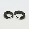 Personalized Unisex 304 Stainless Steel Huggie Hoop Earrings EJEW-G121-47-4-2