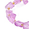 Raw Rough Natural Quartz Crystal Beads Strands G-Z131-J01-04-4