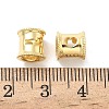 Brass European Beads KK-B166-01G-1-2