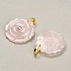 Natural Rose Quartz Pendants GG-CBA4625-05G-04-2