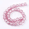 Handmade Silver Foil Glass Lampwork Beads LS-FOIL-G027-01D-1