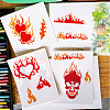 Plastic Drawing Painting Stencils Templates DIY-WH0396-583-7