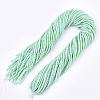 Opaque Solid Color Glass Beads Strands GLAA-S178-12B-10-3