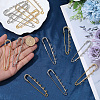 16Pcs 2 Colors Iron Rhinestone Safety Pins FIND-SC0022-85-3