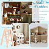 Wooden Mini Ladders DIY-WH0021-58-6