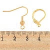 Brass Earring Hooks KK-XCP0001-80-3