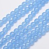 Natural & Dyed Malaysia Jade Bead Strands G-A146-8mm-A20-3