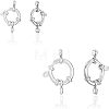 304 Stainless Steel Smooth Surface Spring Ring Clasps STAS-UN0001-02P-7