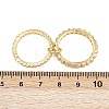 Brass Micro Pave Cubic Zirconia Plain Band Finger Rings for Women RJEW-P160-01A-G-6