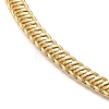 Rack Plating Brass Flat Rope Chain Necklaces NJEW-A009-02G-3