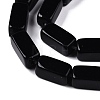 Natural Obsidian Beads Strands X-G-Q974-10-1-3