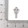 Brass Micro Pave Clear Cubic Zirconia Pendants LS-KK-L238-22P-3