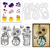 Globleland Custom PVC Plastic Clear Stamps DIY-GL0004-57-1