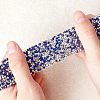 Glitter Resin Hotfix Rhinestone DIY-FG0001-51-3