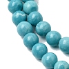 Dyed Natural Magnesite Beads Strands G-A323-A01-4mm-4