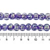 Handmade Foil Lampwork Beads Strands FOIL-K003-04E-4