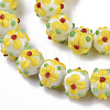 Handmade Lampwork Beads Strands LAMP-N021-001G-3