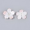 Flower Acrylic Bead Caps SACR-T017-51B-2