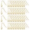 DICOSMETIC 60Pcs Brass Earring Hooks KK-DC0003-89-1