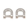 Alloy Detachable Horseshoe D-Ring AL-CBA9266-01P-1