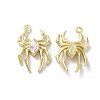 Glass Spider Pendant PALLOY-K001-067G-01-1