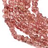 Natural Strawberry Quartz Beads Strands G-P622-B01-01-4