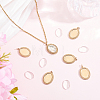 DIY Oval Pendant Making Kit DIY-BBC0003-12-4