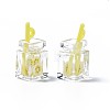 Imitation Drink Resin Pendants CRES-S359-32-6