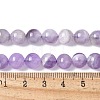 Natural Amethyst Beads Strands G-M445-8MM-01C-5