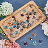 8 Sets 2 Styles Mixed Stone Chip Pendants FIND-FH0007-47-5