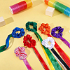 14Pcs 7 Colors Polyester Wrist Sash AJEW-WR0003-83-4