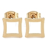 PVD Vacuum Plating 304 Stainless Steel Stud Earrings for Women EJEW-A048-28G-1