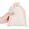 Burlap Packing Pouches Drawstring Bags ABAG-BC0001-07A-18x13-2