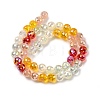 Electroplate Glass Beads Strands EGLA-D300-06-8mm-09-2
