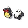 Christmas Theme Resin Clip-on Earrings EJEW-C170-02-3