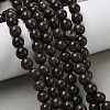 Natural Wood Lace Stone Wooden Jasper Beads Strands G-K365-F03-8mm-1
