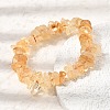 Heated Natural Citrine Chip Beaded Stretch Bracelets GG-CBA0FEA-01B-3