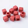 Solid Color Acrylic European Beads SACR-T001-02E-1