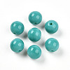 Opaque Solid Color Glass Beads GLAA-N007-10mm-A09-1