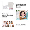Fashewelry 90 Sheets 9 Styles Earring Display Cards CDIS-FW0001-06-11