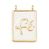 Brass Enamel Pendants KK-L251-01G-A04-1