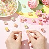 Plating Transparent Acrylic Beads TACR-CJC0001-12-5