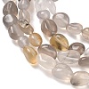 Natural Grey Agate Beads Strands G-C286-A22-3