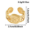 Ocean Animals 304 Stainless Steel Cuff Open Rings OU3325-14-1