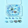 38Pcs Handmade Bumpy Glass Beads LAMP-FS0001-40-8