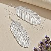 Feather Alloy Dangle Earrings FS-WGBD4E1-02-2