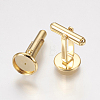 304 Stainless Steel Cuffinks X-STAS-G187-23G-10mm-2