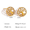 304 Stainless Steel Rhinestone Stud Earrings WGBC621-04-1