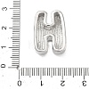 Brass Initial Beads KK-B167-27P-01H-3